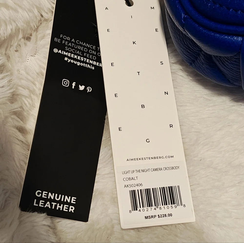 Aimee Kestenberg Cobalt Blue Crossbody Bag - Picture 13 of 13